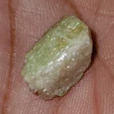 Natural Greenish Crystal Mineral Specimen Collectible Stone