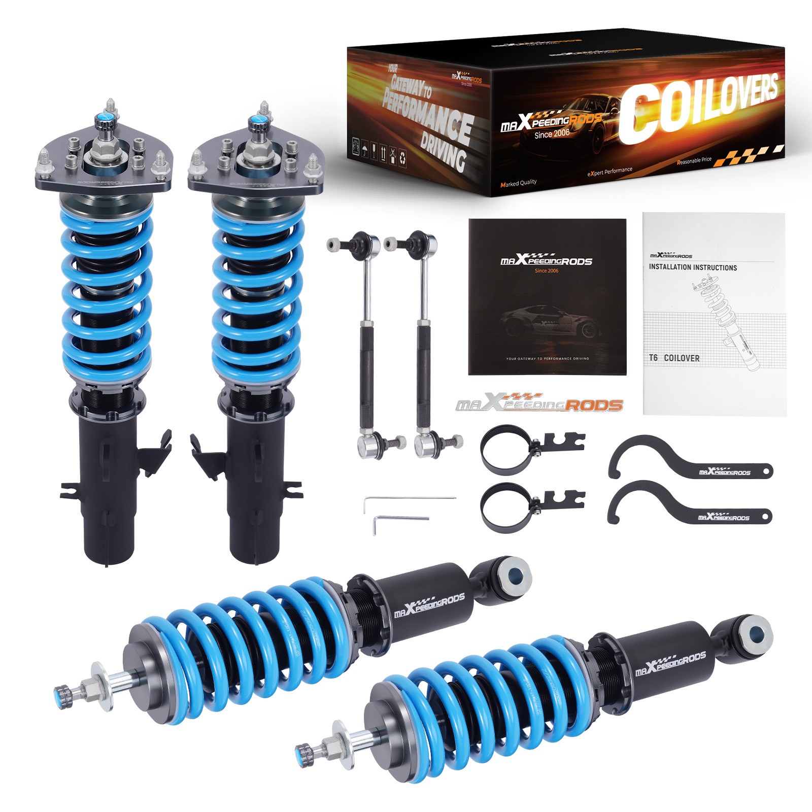 Coilovers Suspension Kit For Mini Clubman R55 Cooper Cooper S One D 2007-2014