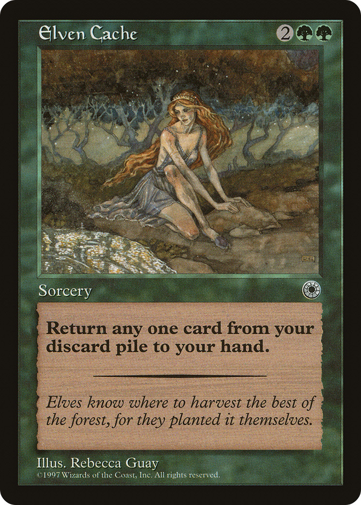 Elven Cache (MP) Portal POR Magic MTG