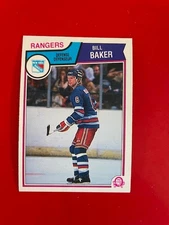 1983-84 O-Pee-Chee hockey OPC #240 Bill Baker RC - New York Rangers NRMT