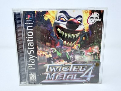 Twisted Metal 4 (Sony Playstation 1, PS1, 2000) Black Label- TESTED & WORKS