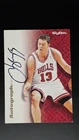 Luc Longley 1996-97 Skybox Basketball Auto Autographics Bulls