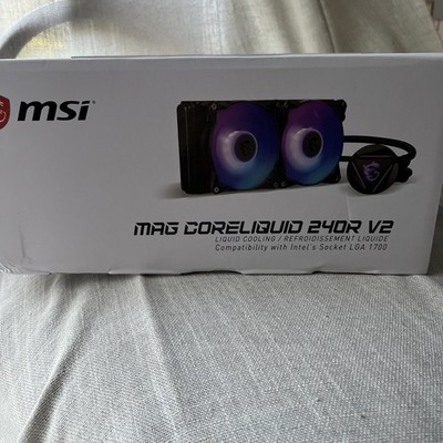 MSI Mag Coreliquid 240R V2 AIO ARGB CPU Liquid Cooler Black