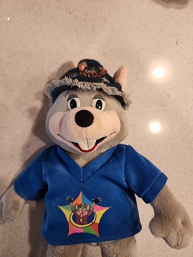 Chuck E. Cheese 2008 Plush Stuffed Animal W/ Logo Hat & Shirt - Picture 2 of 7