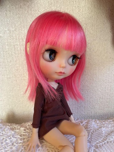 Custom Neo Blythe Puppe Simply Guave rosa Haare beweglicher Körper Künstler angepasst - Bild 3 von 24
