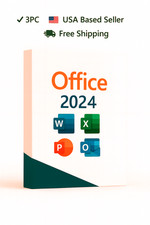 Microsoft Office 2024 Pro Plus 3PC Product Key with USB