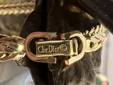 Vintage Christian Dior Gold Tone Bracelet Beautiful