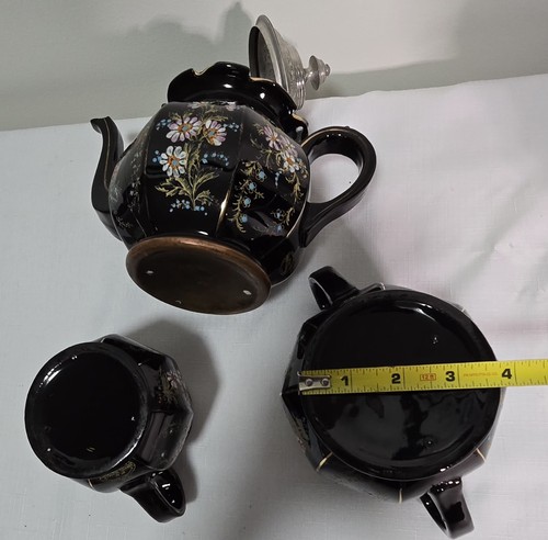 Antikes Teekanne Set H J Holz Alexandra Keramik Burslem England Manning Bowman - Bild 19 von 24