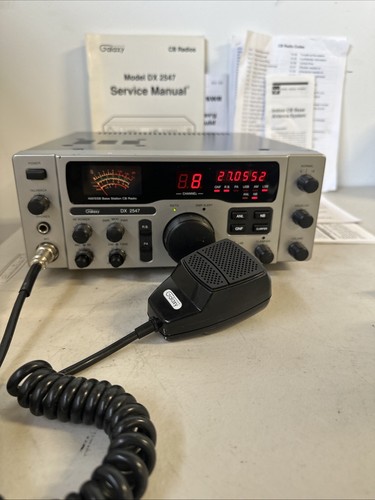 Galaxy DX-2547 CB-Funk Basisstation AM/SSB/PA 40 + Kanäle (nur einschalten)