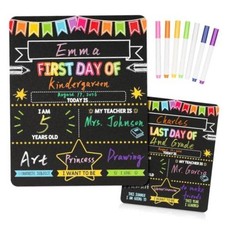 First Day of School Sign 11x14 Photo Keepsake Back to School Chalkboard