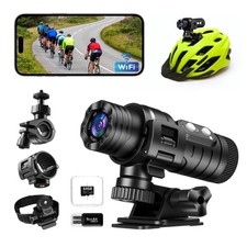 Aiker Dash Cam Moto Professionale,versione Aggiornata WIFI Action Cam - Miniatura 1