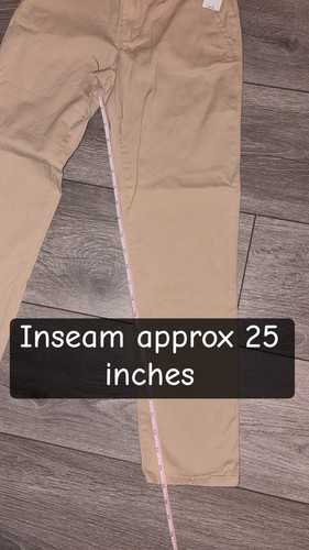 Gap Girls Khaki Straight Leg Pants Size 10 Slim Inseam 25 New W/ Tags - Picture 5 of 7