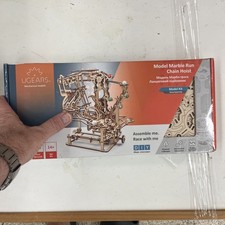 UGEARS Marble Run Chain Hoist 3D Wooden Puzzles for Adults