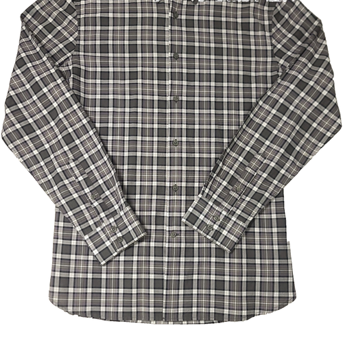 Chemise à manches longues homme John Varvatos Star USA moyen conique violet bouton à carreaux - Photo 2 sur 13
