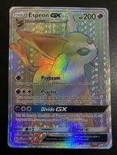 Pokémon Espeon GX Rainbow Secret Rare TCG Card 152/149 LP
