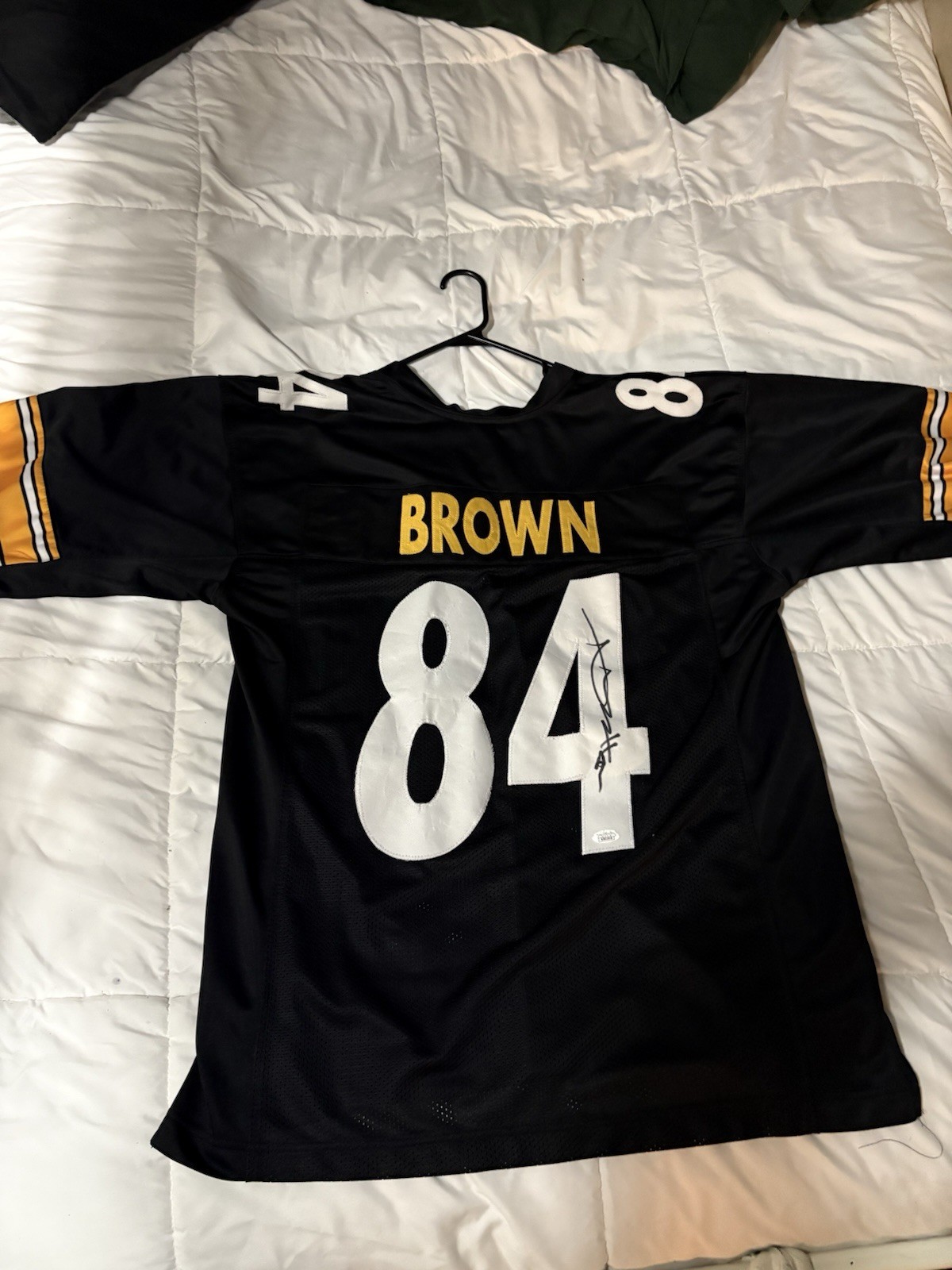 Antonio Brown Autographed Signed Pittsburgh Steelers #84 Jersey JSA CERTIFIED 