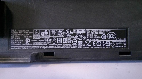 Dell OptiPlex 7450 AIO 23.8'' Core i5-7500 3.40GHz 16GB 120GB SSD W10 (B677) - Afbeelding 11 van 15