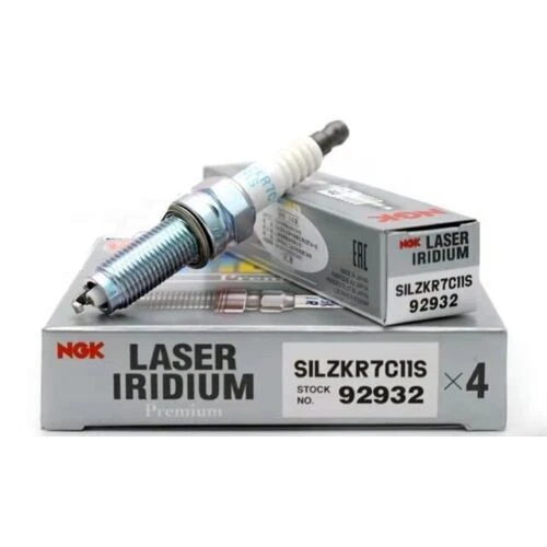 Set of 4 NGK 92932 /95710 Laser Iridium Spark Plugs SILZKR7C11S fits Honda Acura - Image 2 of 4