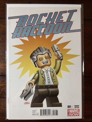 ROCKET RACCOON #1 STAN LEE LEGO VARIANT 2014