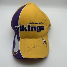 Vintage 2000s Mike Tice Signed Minnesota Vikings Hat Autographed NFL Cap