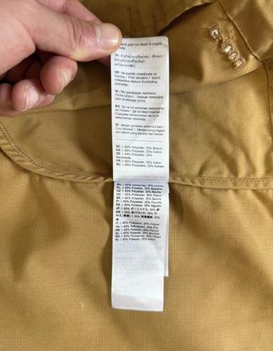 Fjällräven Sten Jacket Men’s L Brown G-1000 Lite Outdoor Hiking Windproof Hooded - Picture 13 of 24