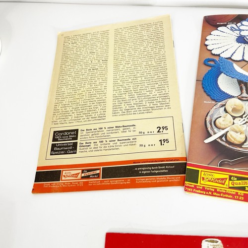 Lot Of 3 German Language Knitting Magazines Instructions Pamphlets Macrame Wool - Picture 24 of 24
