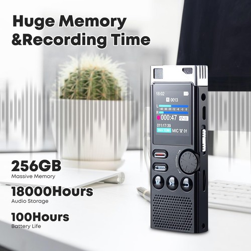 Professional 264GB Digital Voice Recorder - Voice Activated Recorder for Lect... - Picture 2 of 6