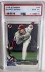 2018 Bowman #49 Shohei Ohtani Rookie RC PSA 10 GEM MINT Angels Dodgers 4 MVPs!