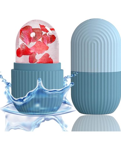  Ice Face Roller - Silikon Gesichtsmassagegerät für Schwellungen, Glanz & Hautpflege  - Bild 2 von 11