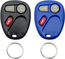 Replacement Key Fob Shell Keyless Entry Remote Car Key Fob Case-Black  Blue