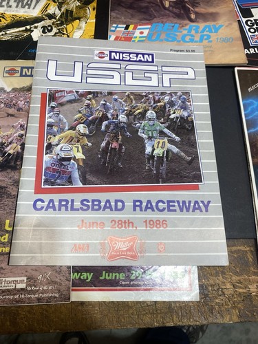 10-Vintage USGP Motocross Programs And Ticket Stubs 1978 79 80 82 83 84 85 86.. - Picture 6 of 18