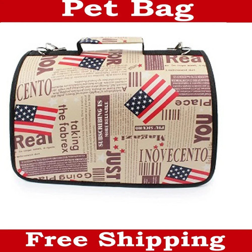 AVC Large Pet Carrier Bag Portable Soft Fabric Folding Dog Cat Puppy Travel Bag - Picture 6 of 17