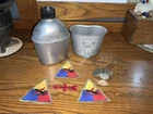 Military Lot WW2 Korea Era U.S. Army 32nd Infantry Red Arrow Armored Div Items