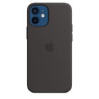 Genuine / Official Apple iPhone 12 Mini Silicone Case with MagSafe - Black - New