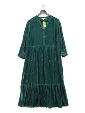 White Stuff Shirt Midi Dress UK18 in Green
