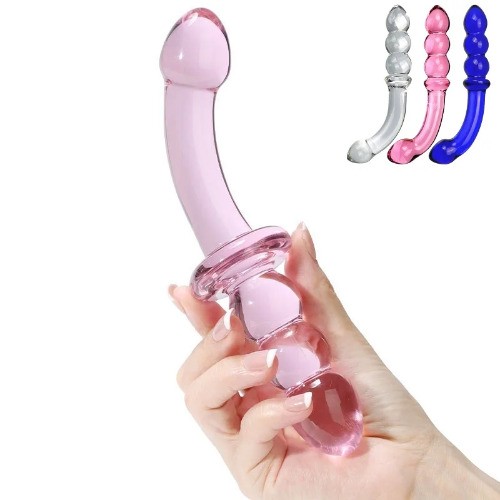 Doppelseitige-Kristall-Glas-G-Punkt-Stimulation-Dildo-Penis-Masturbieren- Doppelseitige-Kristall-Glas-G-Punkt-Stimulation-Dildo-Penis-Masturbieren-