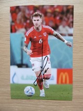 Joe Rodon "Wales" autograph signed 10x15 cm picture