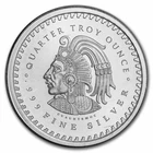 1/4 ounce silver Cuauhtémoc Aztec Calender coin