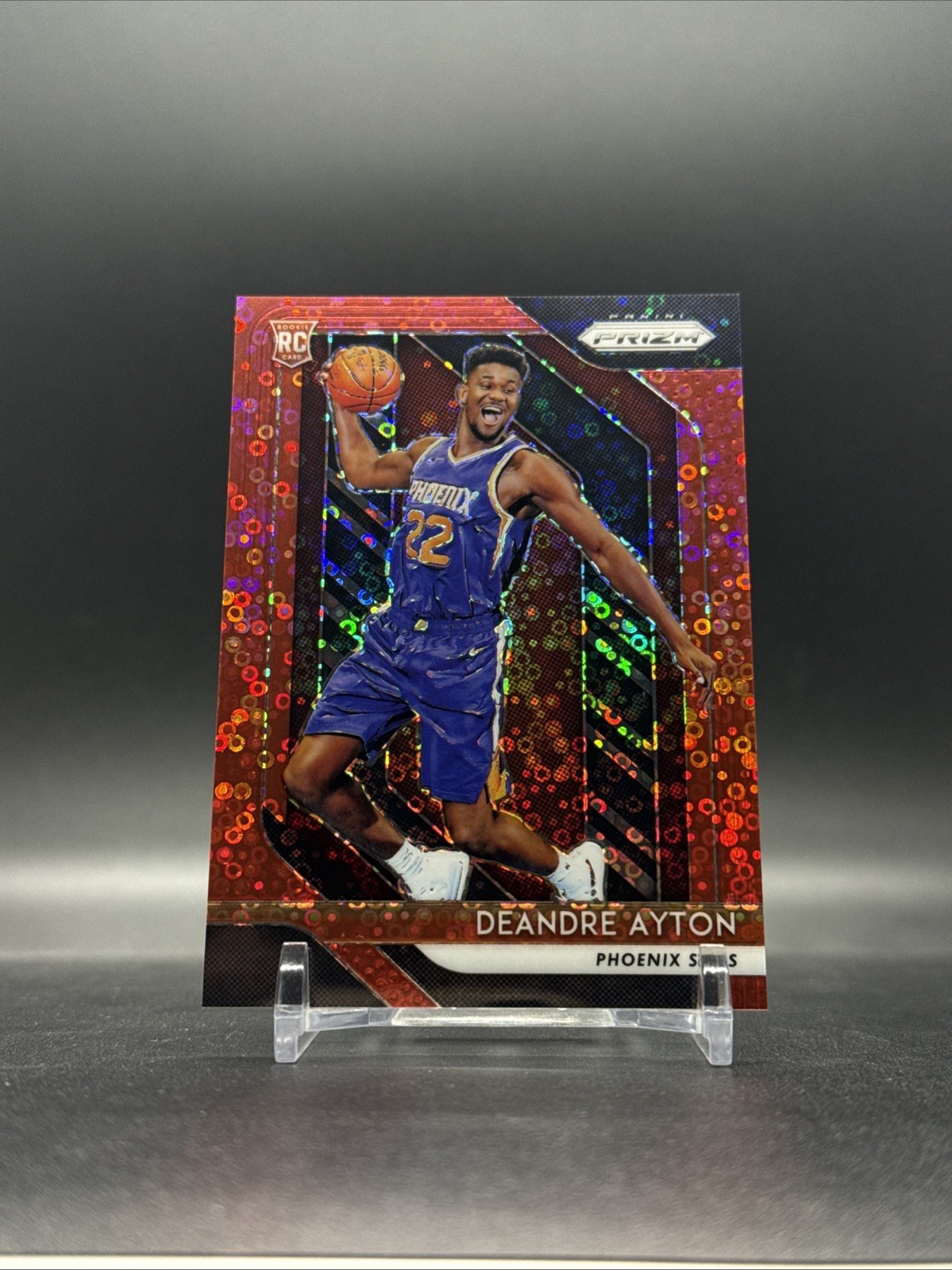 2018 Prizm DeAndre Ayton Red Fast Break Disco /125 #279 Phoenix Suns - Lakers