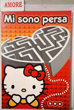 Hello Kitty biglietto d'amore con busta e scritte interne cm 11,5x17 Sanrio