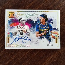 2025 Panini Impeccable WNBA #CC-SC Sydney Colson Canvas Creations HOLO GOLD /10