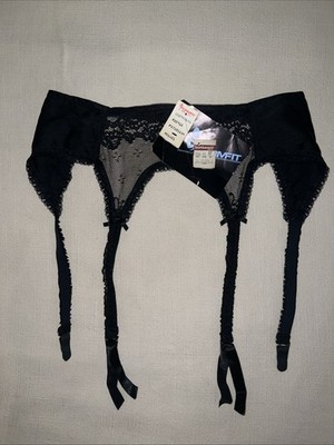 Vintage FORMFIT Garter Belt Style 1154 One Size Black NWT