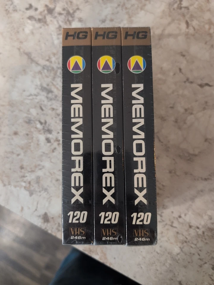 批量 未拆封 VHS 录像带和磁带 - Memorex、柯达和 TDK — 第 3/4 张图片