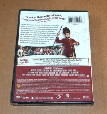 THE MUSIC MAN 1962 Blu-ray DVD Robert Preston Shirley Jones-Buddy
