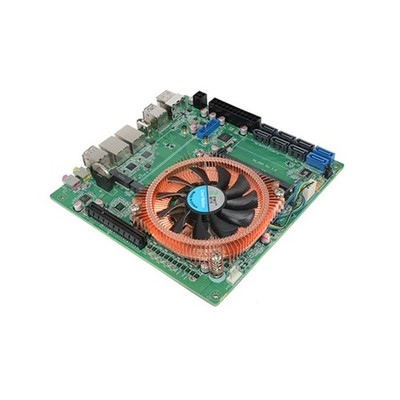 High Performance R7 5825U CPU ITX Motherboard 8xSATA3.0 3xNVMe  with Cooling Fan