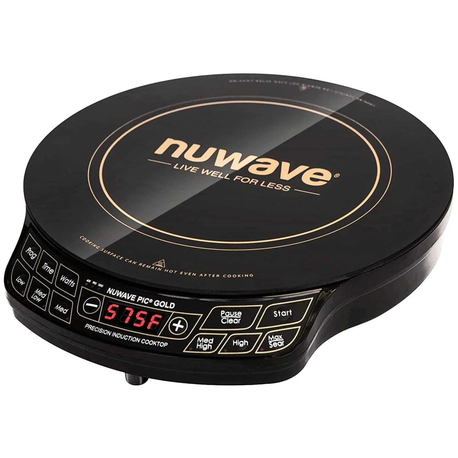 Portable Gold Induction Cooktop - 8” Heating Coil, 100-575°F
Opens in a new window or tab