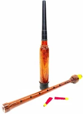 DEURA USA  Scottish ROSEWOOD Highland Bagpipe practice Chanter with 2 Reeds
