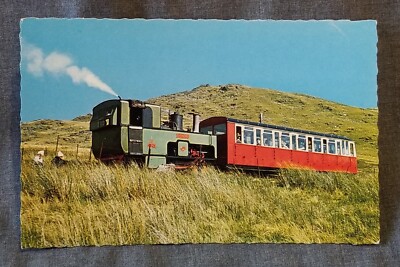 LMH Postcard SNOWDON MOUNTAIN COG Railway SMR 0-4-2RT #4 Steam Loco WALES North
