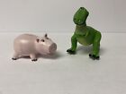 2001 Disney Pixar Set of 2 Toy Story Characters Rex And Ham Small Figures