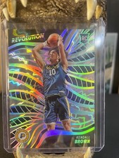 2022-23 PANINI REVOLUTION KENDALL BROWN ROOKIE HOLO SILVER ASIA /75 PACERS RC SP